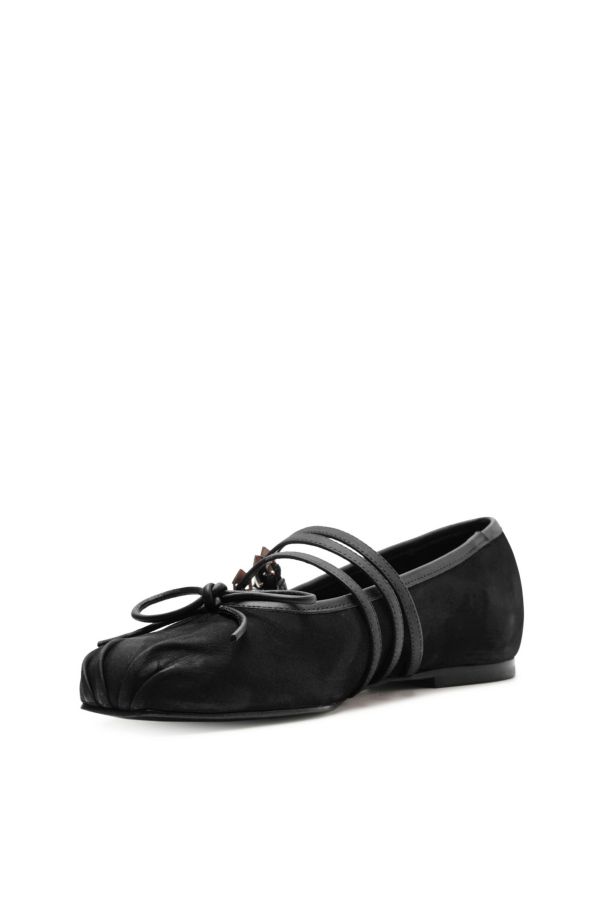 Slide View: 4: Schutz Arissa Strap Suede Ballet Flat