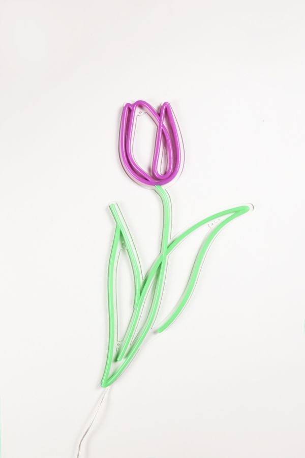 Slide View: 5: Echo Neon Tulip Neon Sign