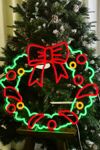 Thumbnail View 2: Echo Neon Christmas Wreath Neon Sign