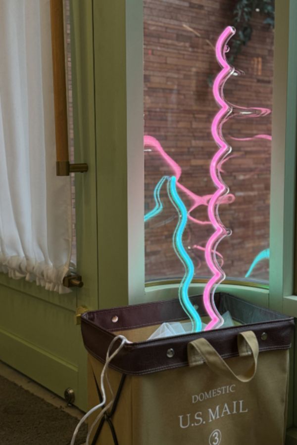 Slide View: 5: Echo Neon Wavy Lines Neon Sign