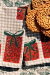 Thumbnail View 2: Julie Peach Block Printed Presents  Napkin Set