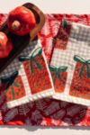 Thumbnail View 1: Julie Peach Block Printed Presents  Napkin Set