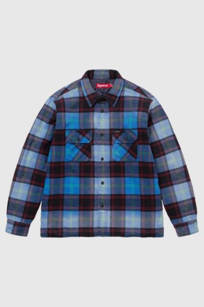 Supreme Quilted Plaid Shirt