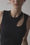 Thumbnail View 1: UO Cleo Asymmetrical Cutout Cropped Tank Top