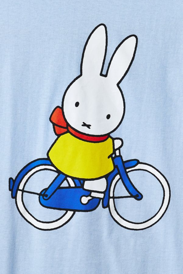 Slide View: 2: T-shirt Graphique Miffy Vélo