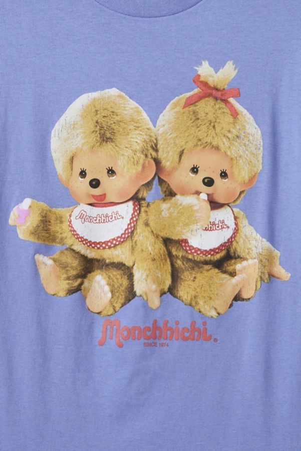 Slide View: 2: Monchhichi Twins Cotton Graphic Tee