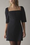 Thumbnail View 2: Glamorous Black Square Neck Mini Dress