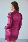 Thumbnail View 4: Glamorous Pink Sequin Mockneck Long Sleeve Mini Dress