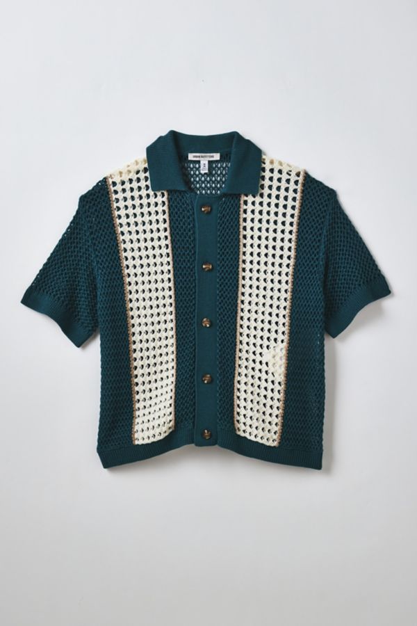 Slide View: 2: UO Norwich Paneled Polo Shirt