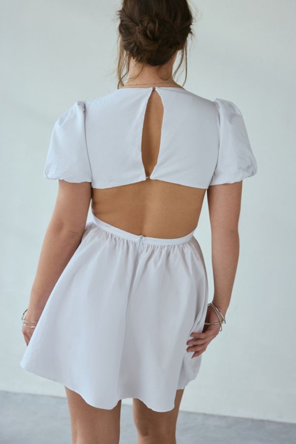 Slide View: 4: Glamorous O-Ring Cutout Open-Back Mini Dress