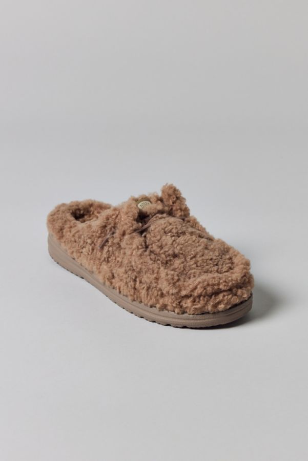 Slide View: 2: HEYDUDE Wendy Fluffy Fleece Slipper