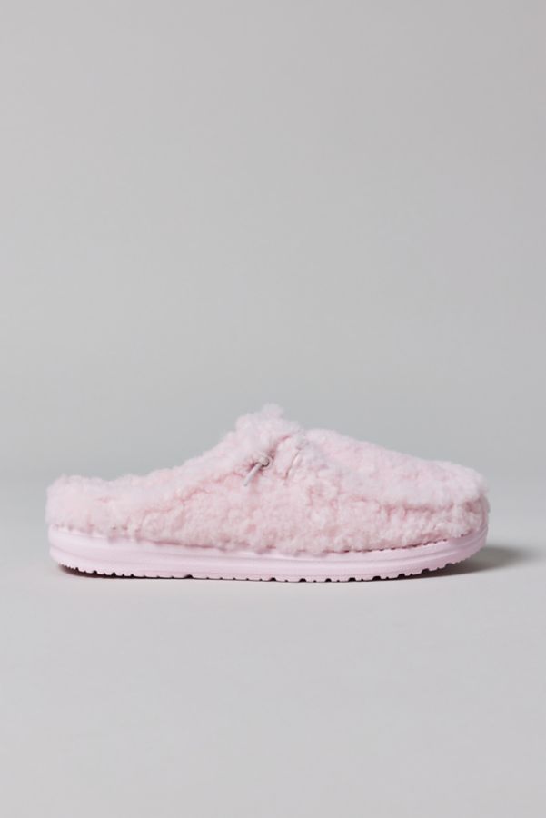 Slide View: 2: HEYDUDE Wendy Fluffy Fleece Slipper