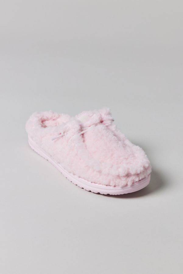 Slide View: 3: HEYDUDE Wendy Fluffy Fleece Slipper