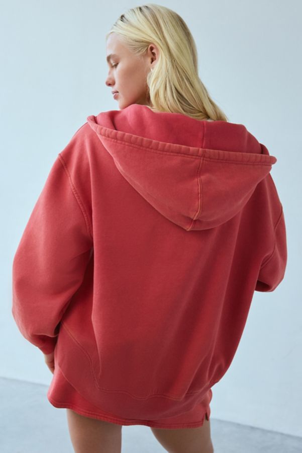 Slide View: 3: Out From Under Hoxton Cropped Zip-Up Hoodie Sweatshirt