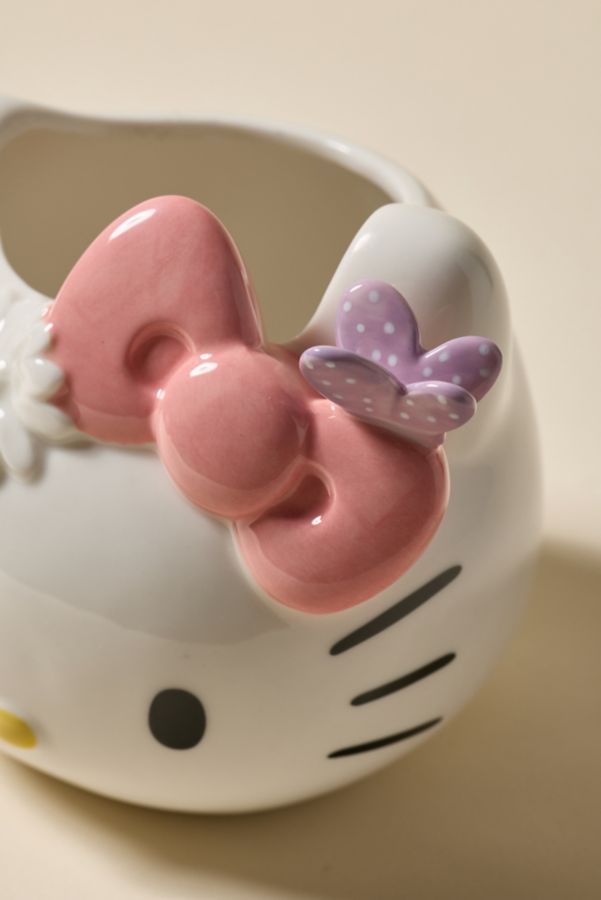 Slide View: 3: Sanrio Hello Kitty Ceramic Butterfly Planter