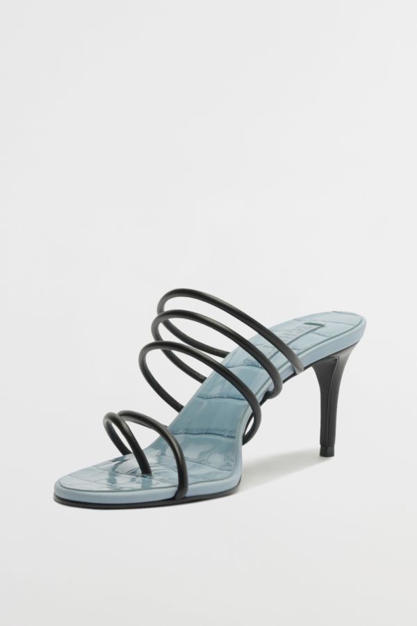 Slide View: 3: Schutz Malta Strappy Mule Heel