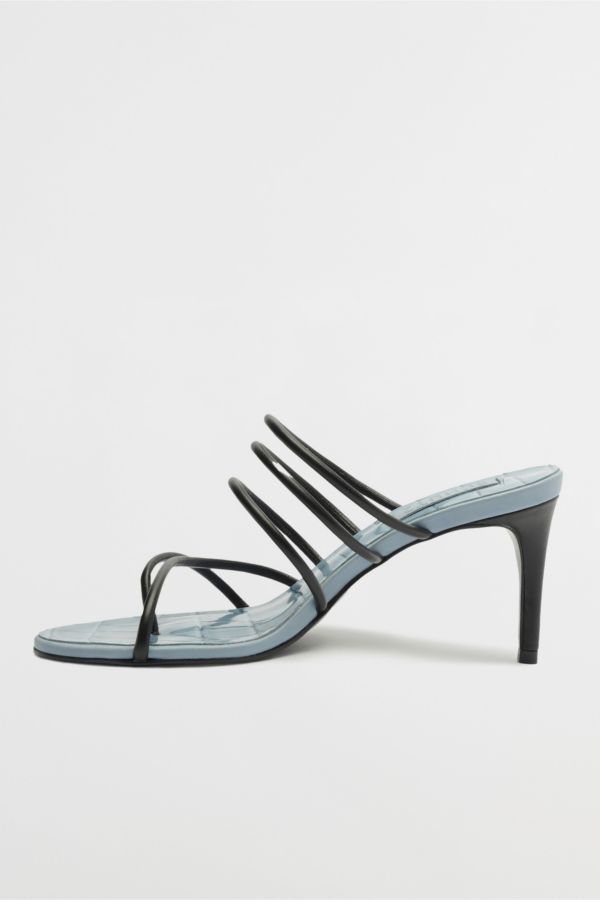 Slide View: 5: Schutz Malta Strappy Mule Heel