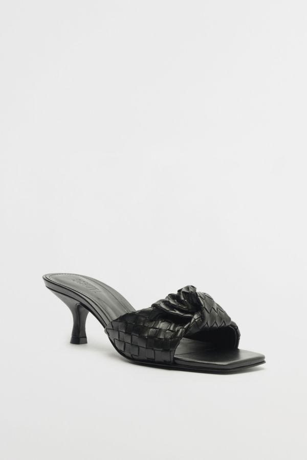 Slide View: 2: Schutz Kareena Knot Mule Heel