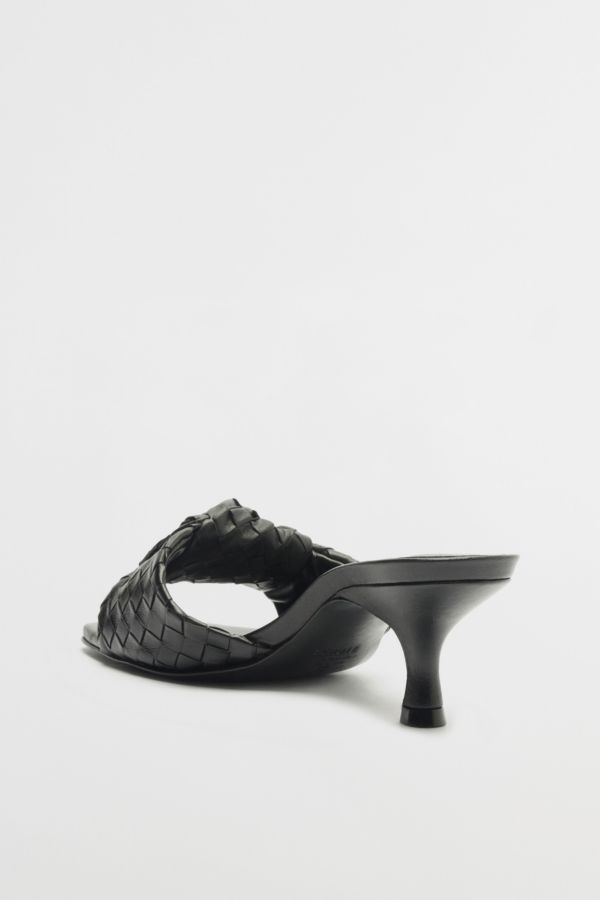 Slide View: 5: Schutz Kareena Knot Mule Heel