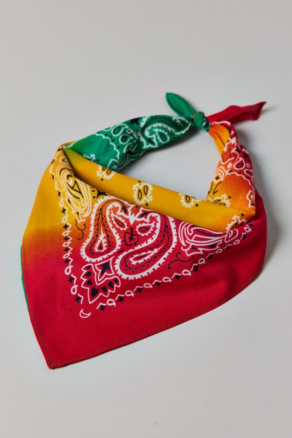 Slide View: 1: Ombre Pattern Cotton Bandana