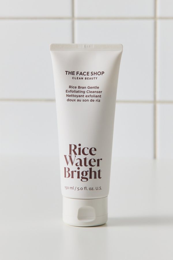 Slide View: 2: The Face Shop Rice Water Bright Rice Bran Gentle Exfoliating Cleanser