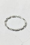 Thumbnail View 1: Angular Stainless Steel Chain Bracelet