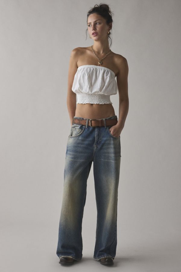 Slide View: 3: UO Maris Ruched Bubble Tube Top