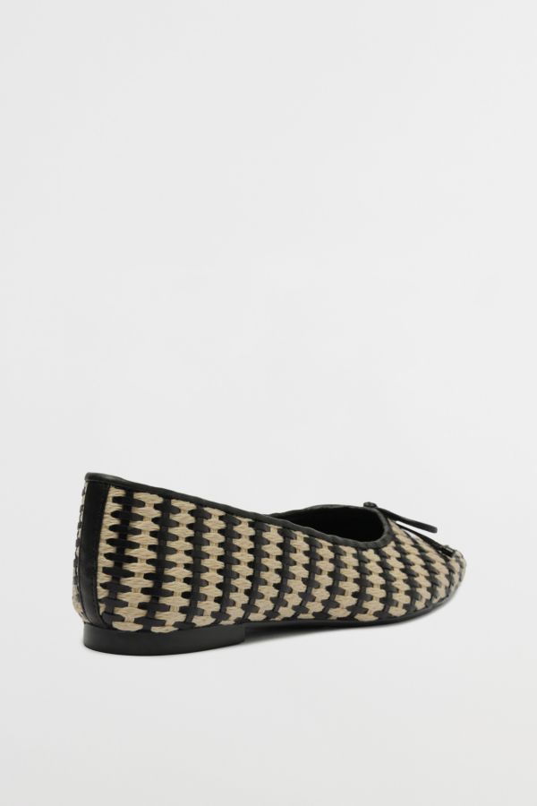 Slide View: 4: Schutz Arissa Straw Ballet Flat