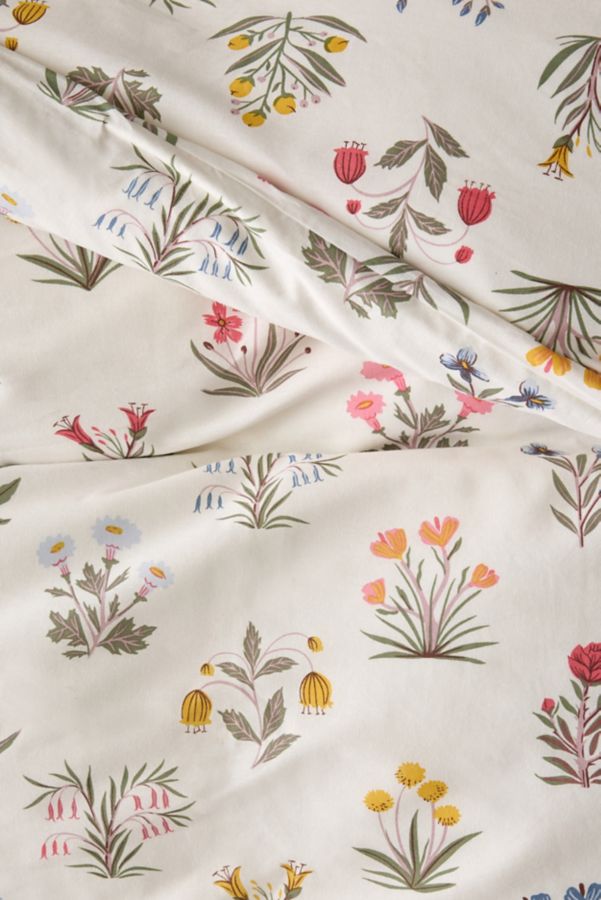 Slide View: 3: Megan Galante For Society 6 Petite Fleur Brushed Cotton Duvet Set