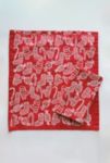 Thumbnail View 3: Julie Peach Block Printed Candy Stripe Napkin Set