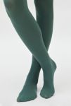 Thumbnail View 2: Dark Green Classic Opaque Tights