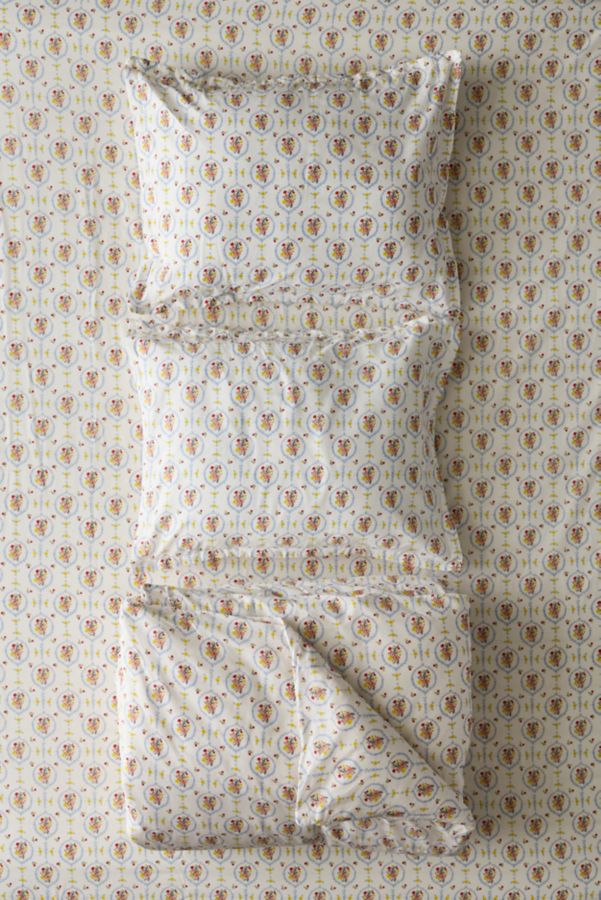 Slide View: 5: Alison Janssen For Society 6 Studio Sweet Posie Vignette Brushed Cotton Duvet Set