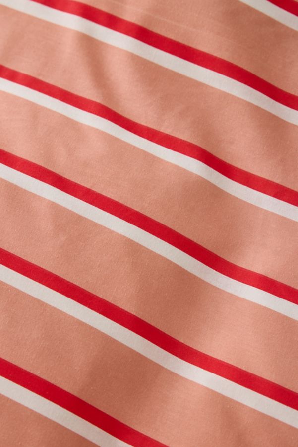 Slide View: 3: Society 6 Double Stripe Brushed Cotton Duvet Set