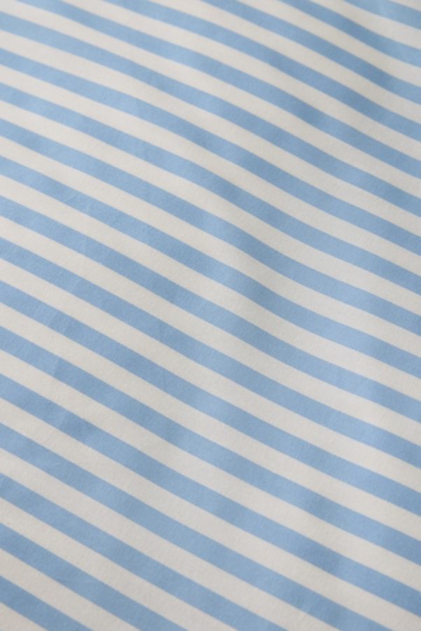 Slide View: 3: Society 6 Simple Stripe Brushed Cotton Duvet Set