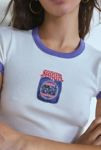 Thumbnail View 1: Kimchi Blue Too Perfect Blueberry Jam Graphic Ringer Baby Tee