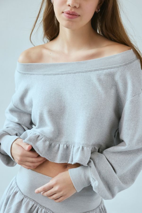 Slide View: 3: Out From Under Lyra Ruffle Off-The-Shoulder Pullover