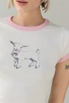 Thumbnail View 2: Kimchi Blue Too Perfect Baby Goat Graphic Ringer Baby Tee