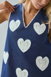 Thumbnail View 2: Birds Of A Feather Heart To Heart Denim Shift Mini Dress