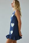 Thumbnail View 3: Birds Of A Feather Heart To Heart Denim Shift Mini Dress