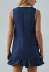 Thumbnail View 4: Birds Of A Feather Heart To Heart Denim Shift Mini Dress