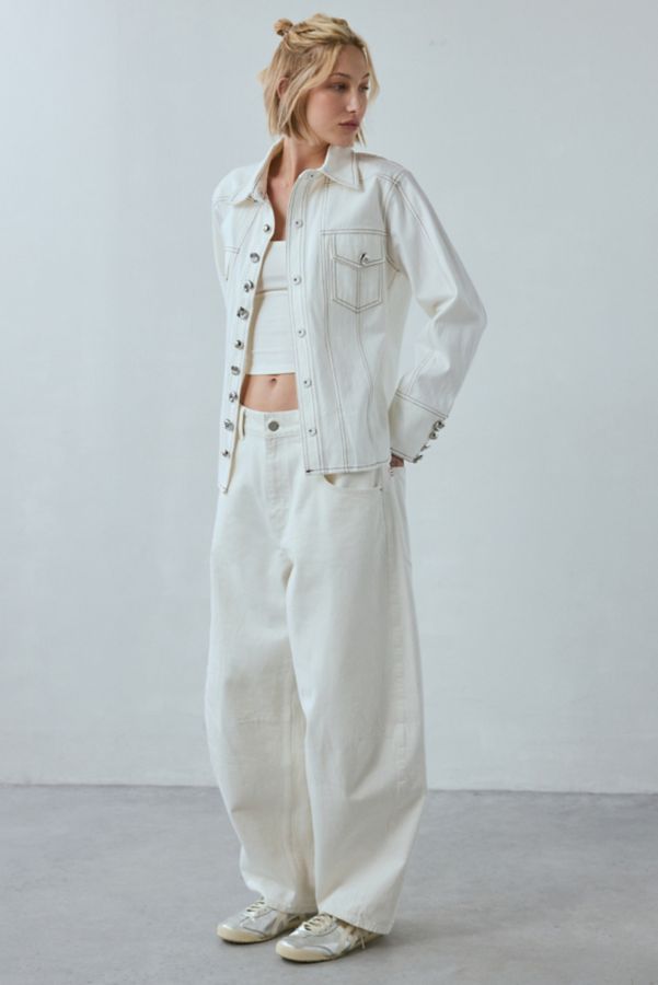 Slide View: 4: Ghospell Meredith Cotton Button-Down Shirt