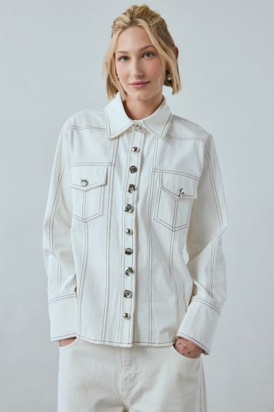 Chemise boutonnée en coton Meredith de Ghospell