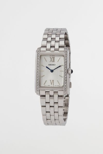 Seiko Classic Quartz Crystal Silver Dial Watch