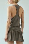 Thumbnail View 4: UO Pamela Cowl Neck Draped Knit Mini Romper