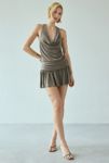 Thumbnail View 1: UO Pamela Cowl Neck Draped Knit Mini Romper