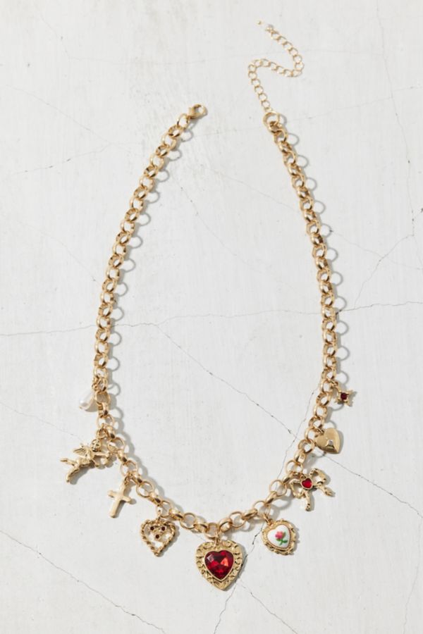 Slide View: 2: Collier Charme Athena Or