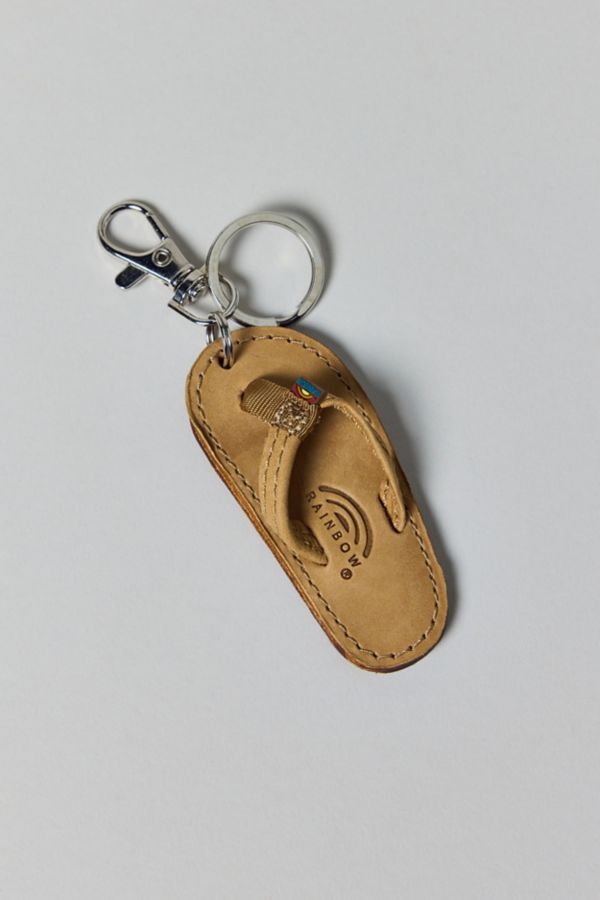 Slide View: 2: Rainbow Premier Leather Sandal Keychain