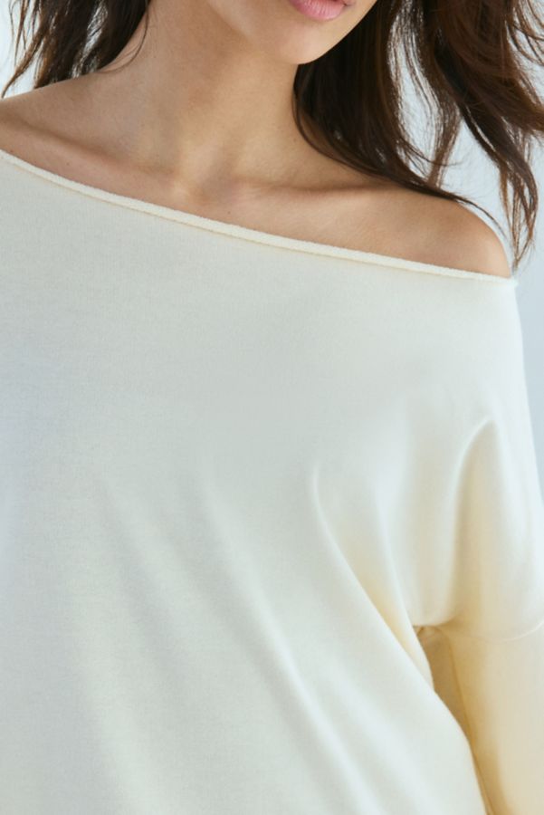 Slide View: 2: Out From Under Finley Oversized Off-The-Shoulder Pullover