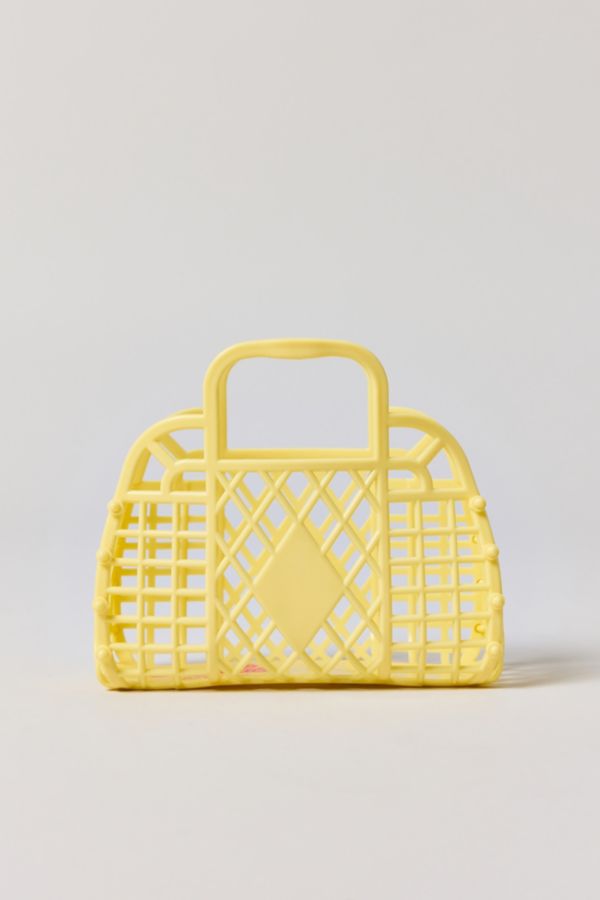 Slide View: 4: Sun Jellies Mini Retro Basket Bag