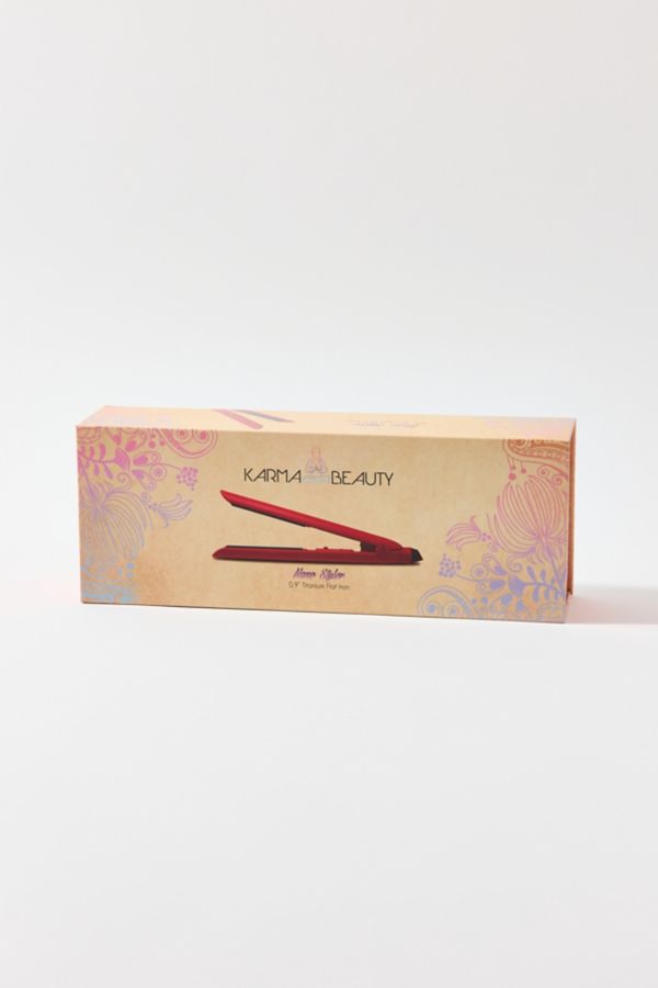 Slide View: 2: Karma Beauty 0.9” Nano Style Mini Flat Iron